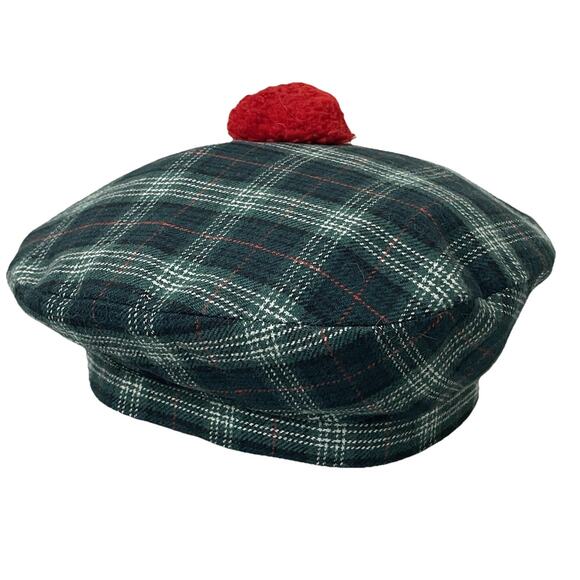 VTG Scotch House Scottish Traditional Tam o' Shatner Tammy Hat Women’s S-M - Picture 1 of 14